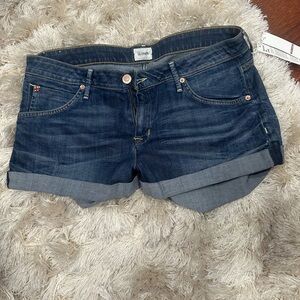 NWT Hudson Cuffed Denim Shorts